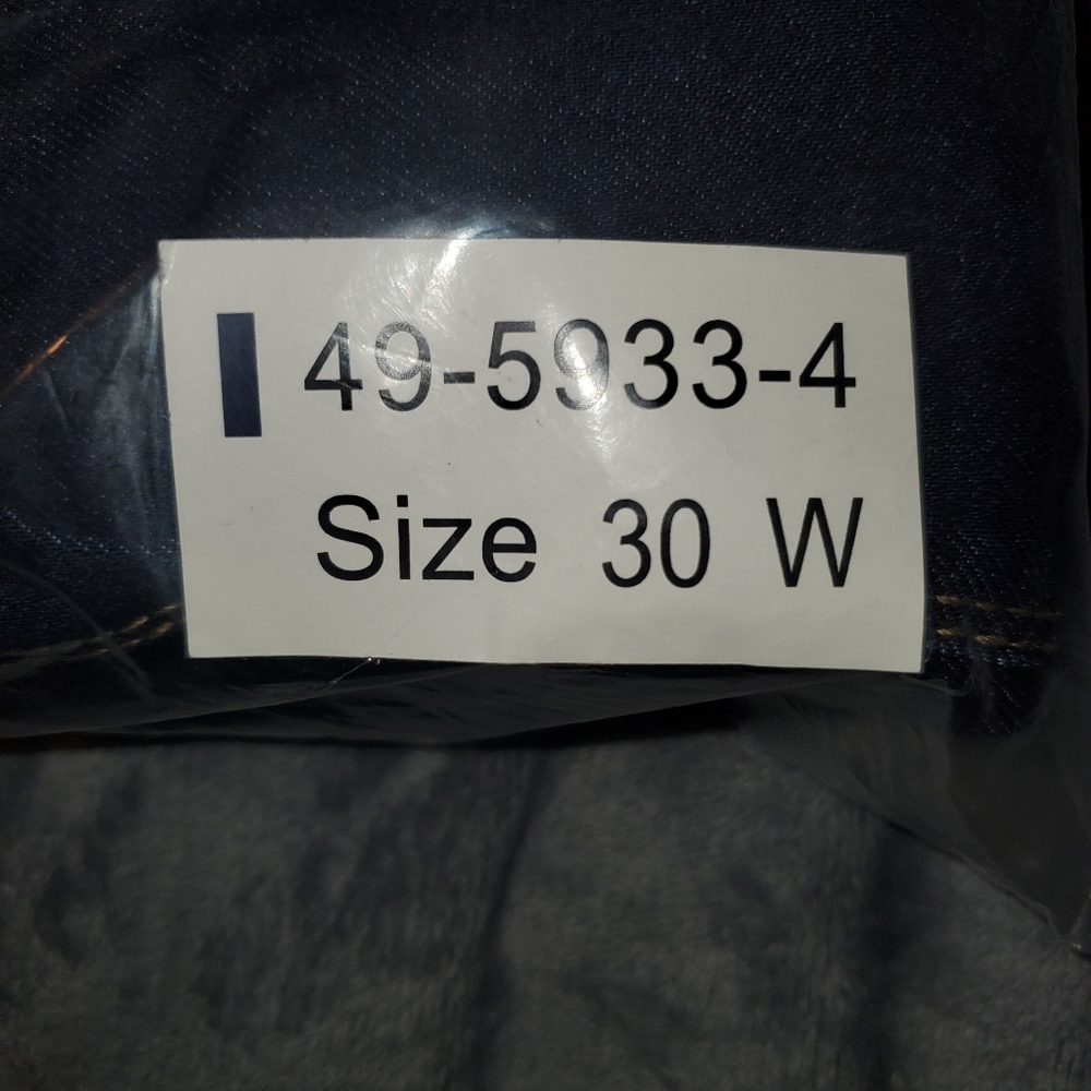 Woman Within Plus Size straight leg Denim jeans- Indigo - Picture 5 of 7